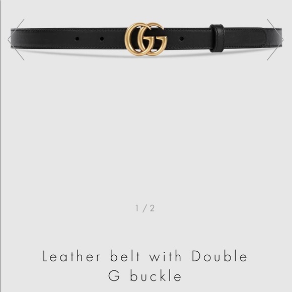 thin gucci belt used